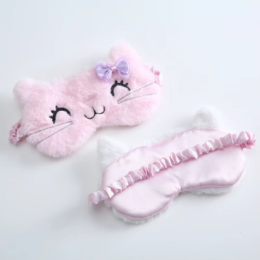 Cosy Cat Plush Sleeping Mask 🐱💖