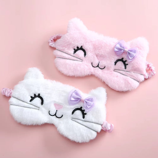 Cosy Cat Plush Sleeping Mask 🐱💖