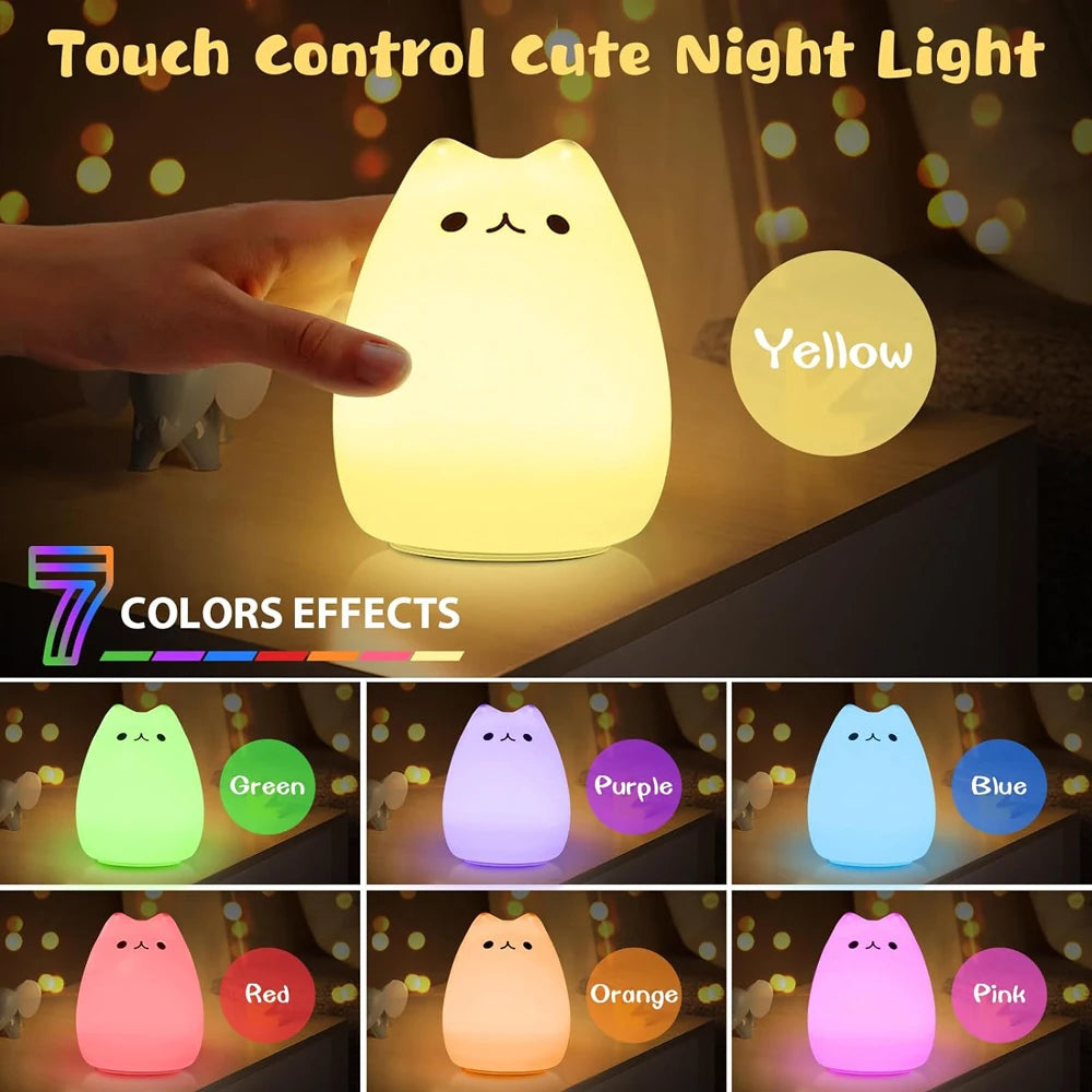 Cosy Cat Night Light 🐱✨