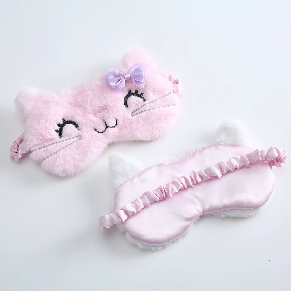 Cosy Cat Plush Sleeping Mask 🐱💖